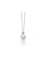 Collana Miluna Donna Le Perle in Oro bianco Perla PCL6405 - PCL6405